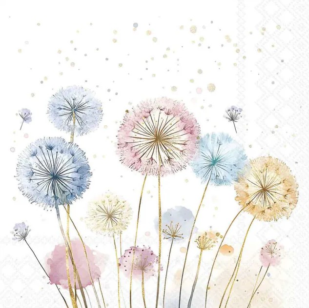 Lauasalvrätikud Dandelions, 20tk
