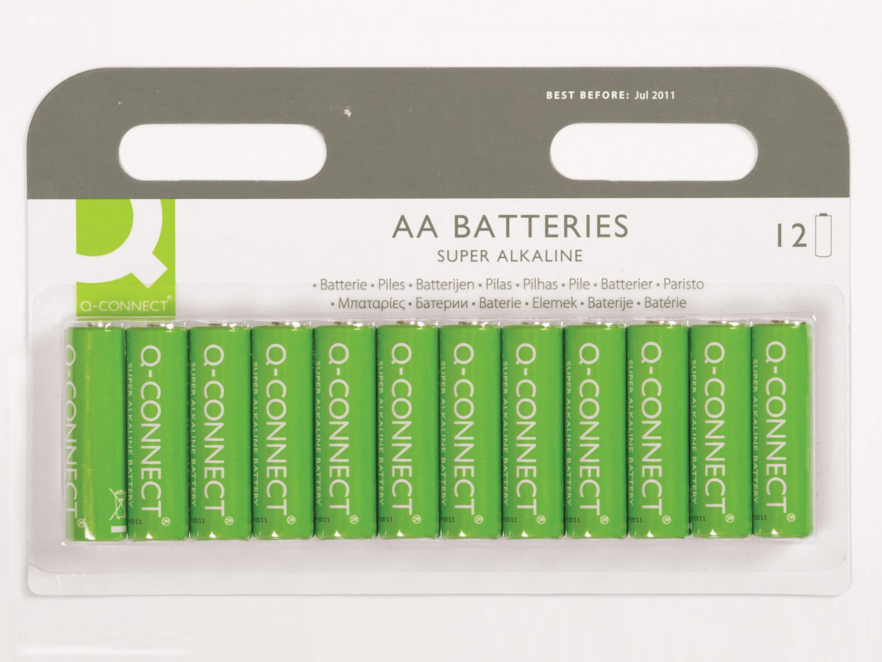 Patareid Q-Connect Super Alkaline AA LR06, 12 patareid