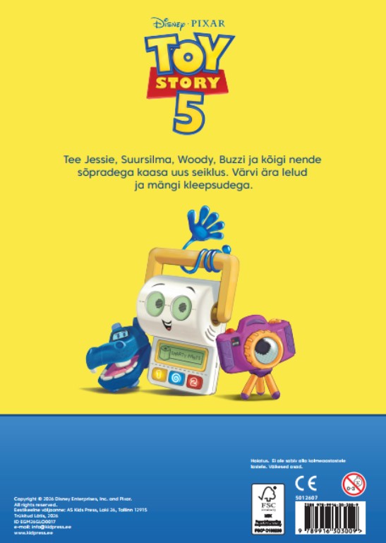 Toy Story 5. Värvimisraamat