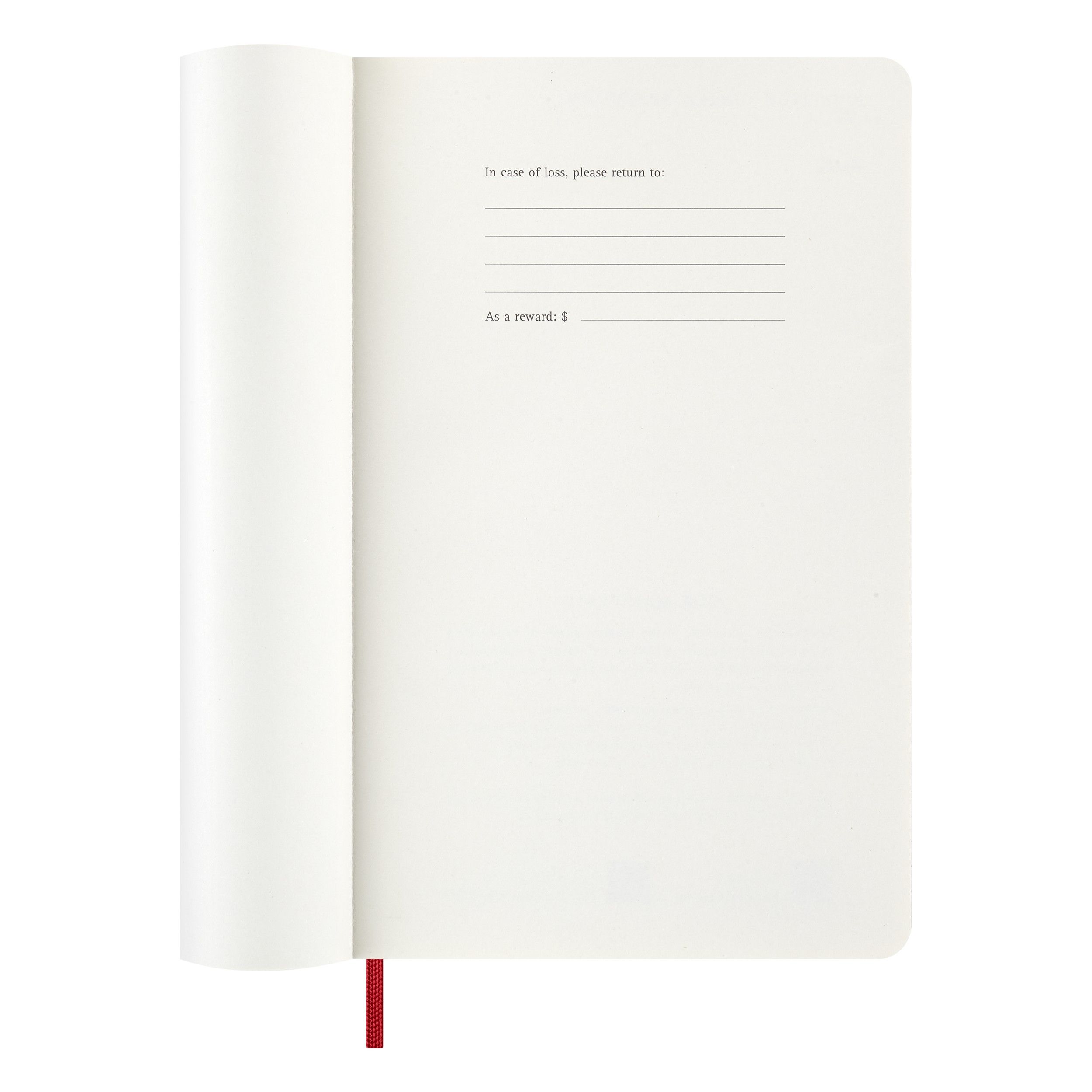 2027 Moleskine kalendermärkmik 12M Weekly Notebook Large, Red, Soft Cover