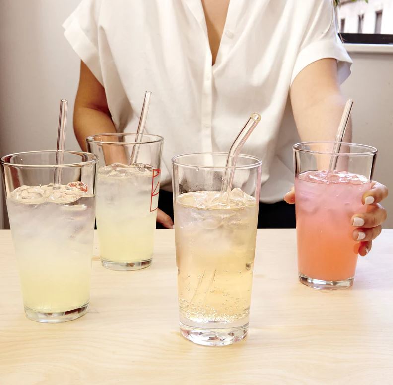 Joogikõrred Glass Straw, 6tk, klaasist
