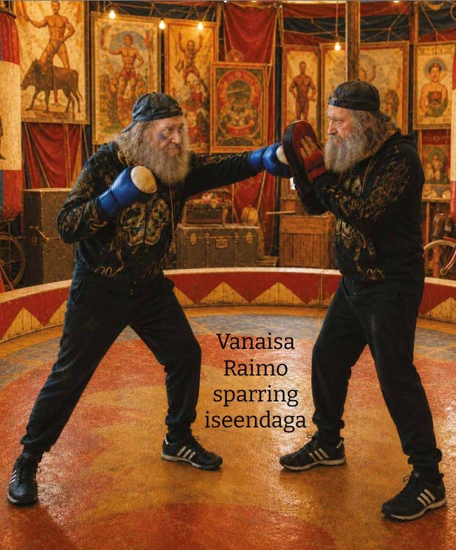 Vanaisa Raimo sparring iseendaga