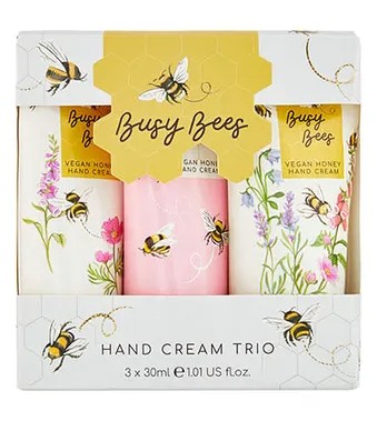 Busy Bees kätekreemide kinkekomplekt, 3 x 30ml