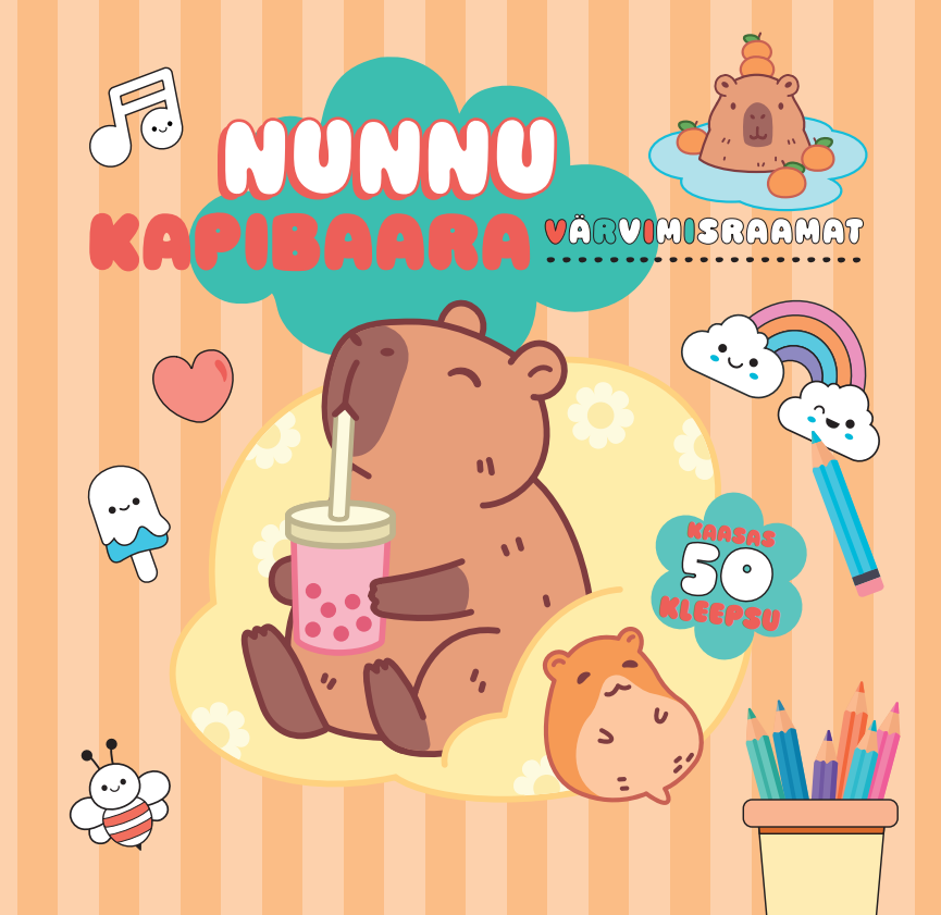 Nunnu kapibaara värvimisraamat