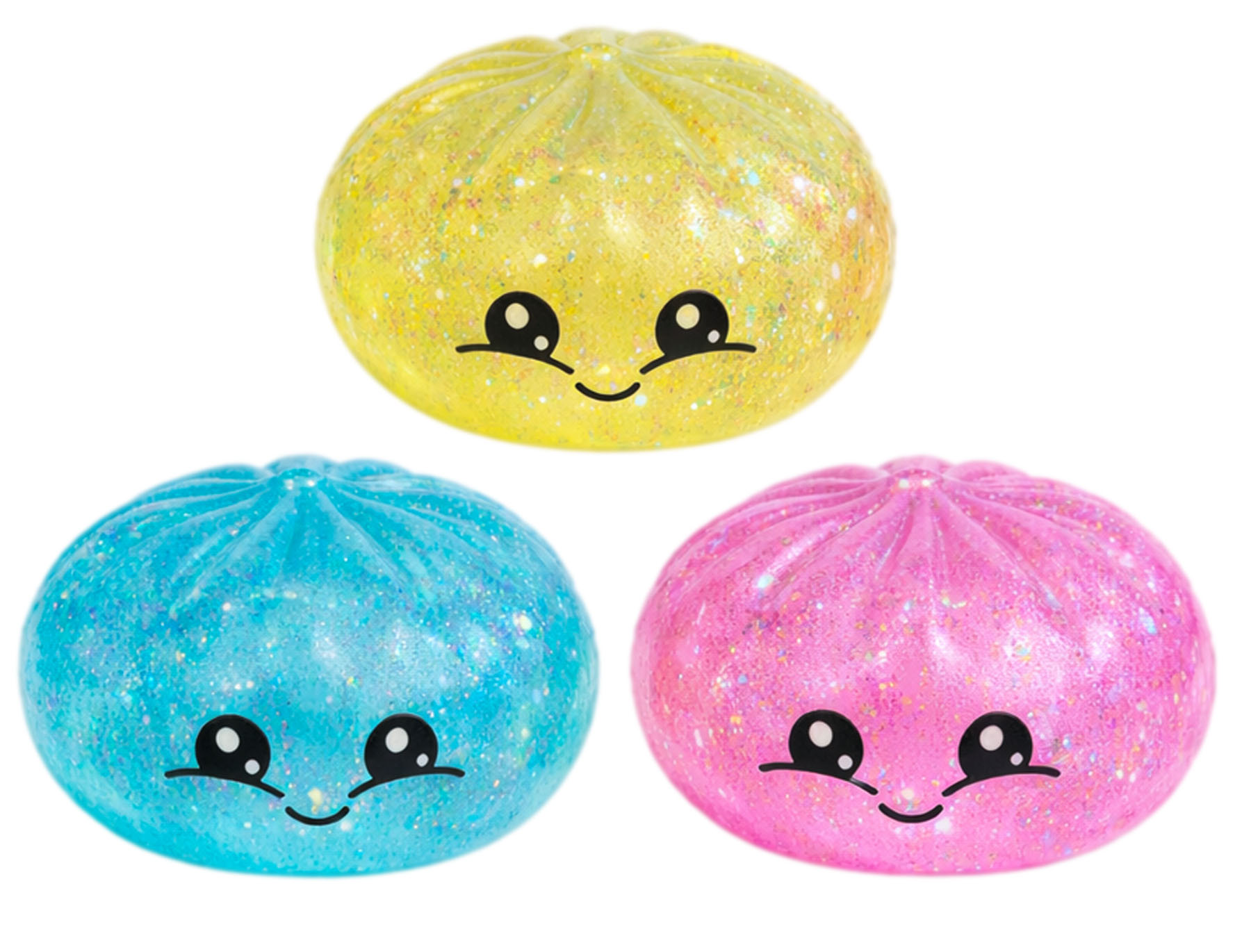 Mudimismänguasi Bao Dumpling glitter 9cm assortii