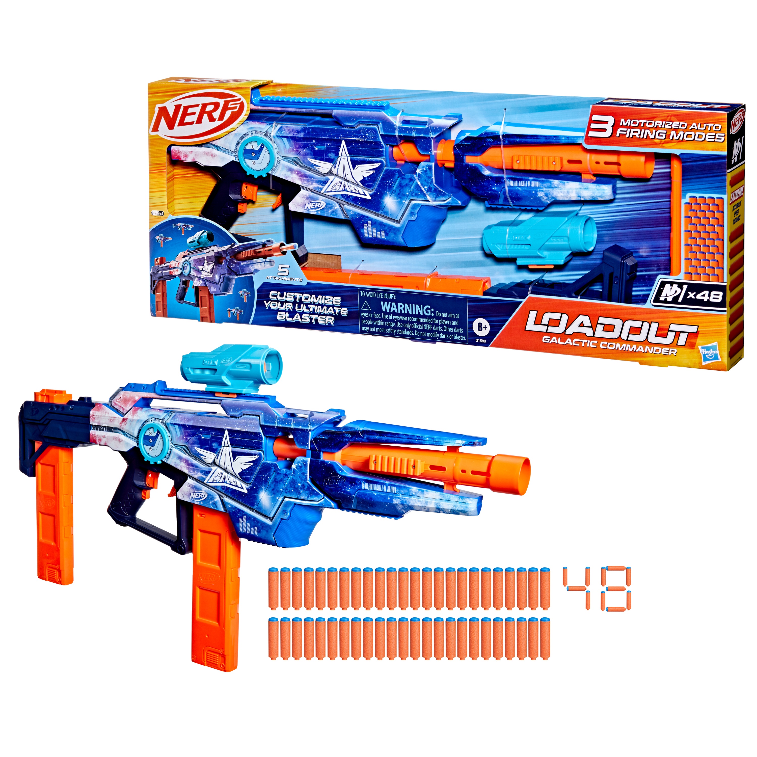 NERF Loadout mängurelv Galactic Commander