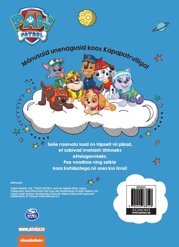 PAW PATROL. KÄPAPATRULLI UNELOOD