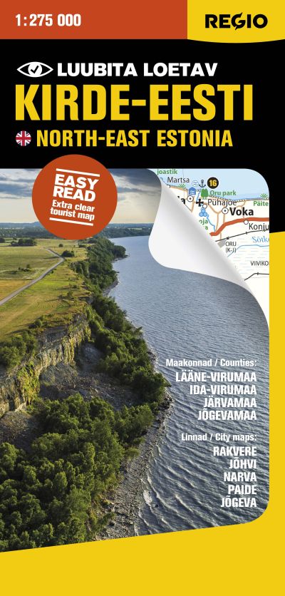 REGIO KIRDE-EESTI TURISMIKAART 1:275 000