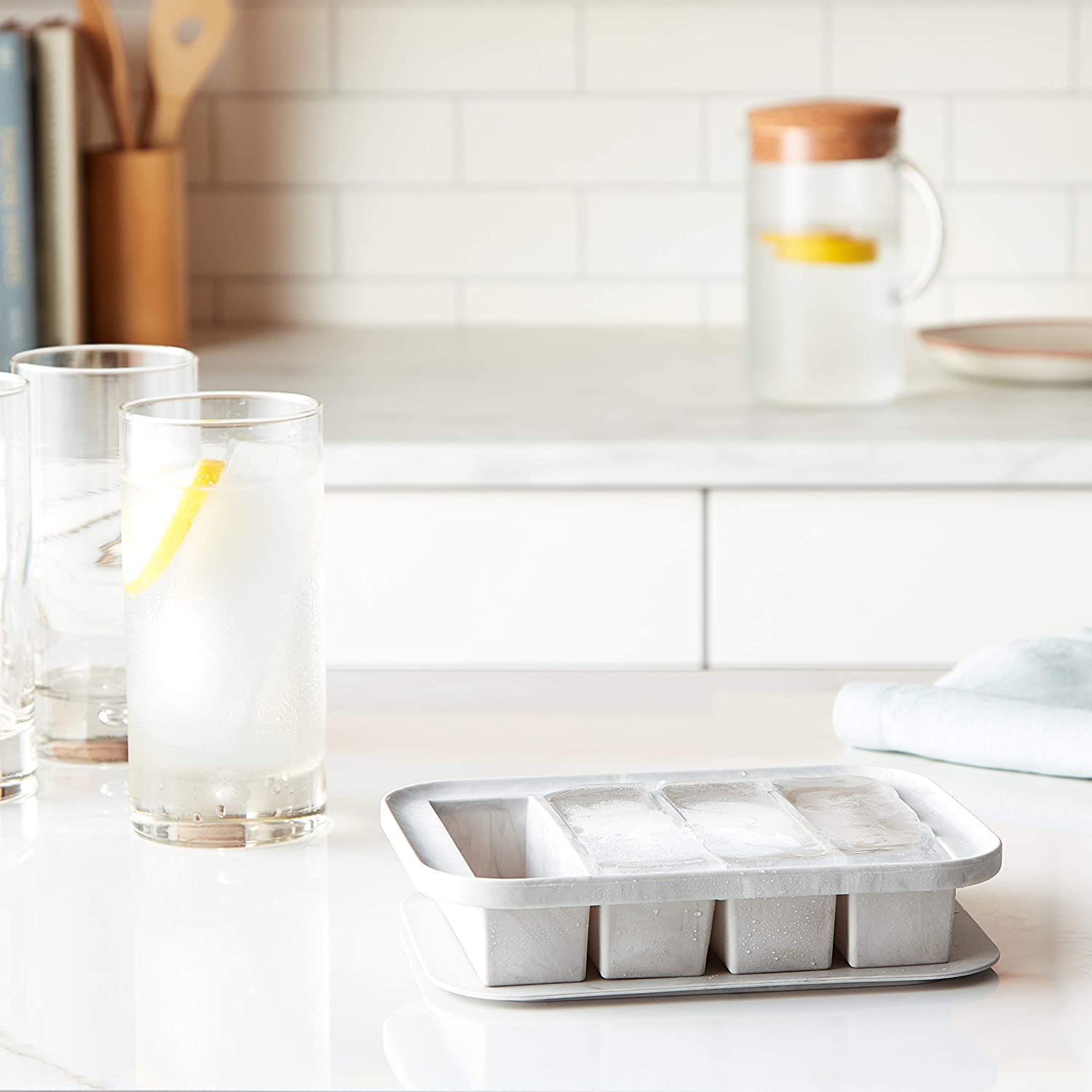 Jääkuubikute vorm Collins, Marble white