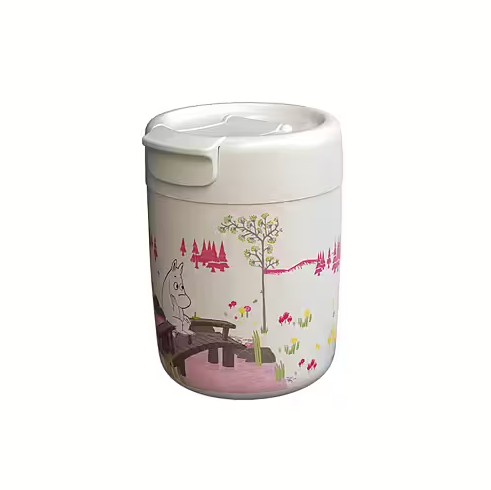 Moomin Termoskruus Roosa kinkekarbis, 320ml
