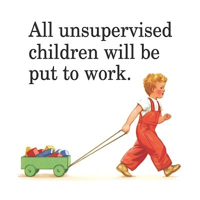 KLAASIALUS RETRO HUMOUR: ALL UNSUPERVISED CHILDREN