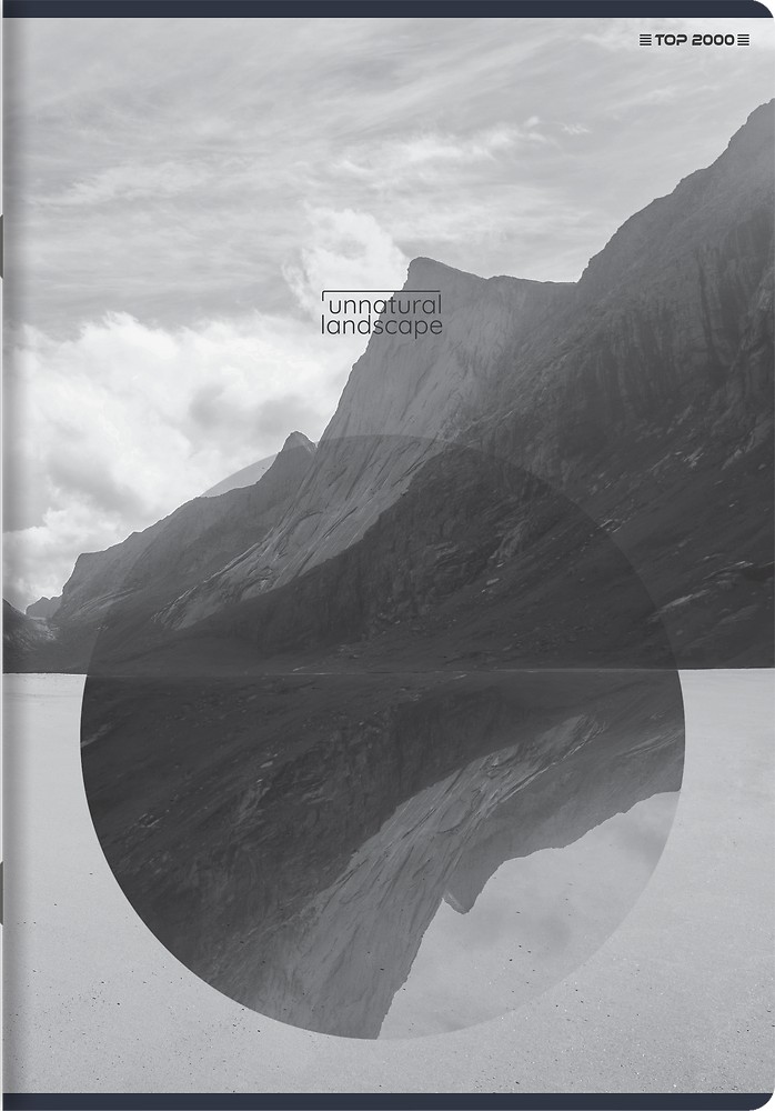 Kaustik A4 60l, 5x5 ruut, Unnatural Landscape, assortii, TOP-2000