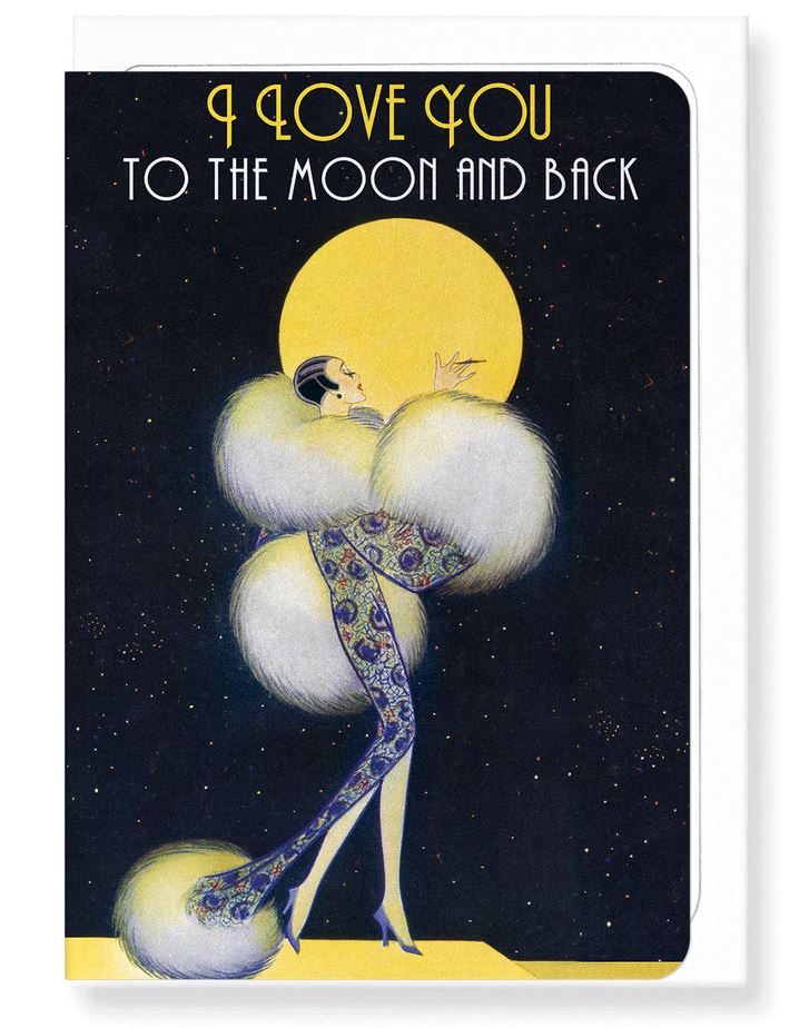 Õnnitluskaart Moon and Back