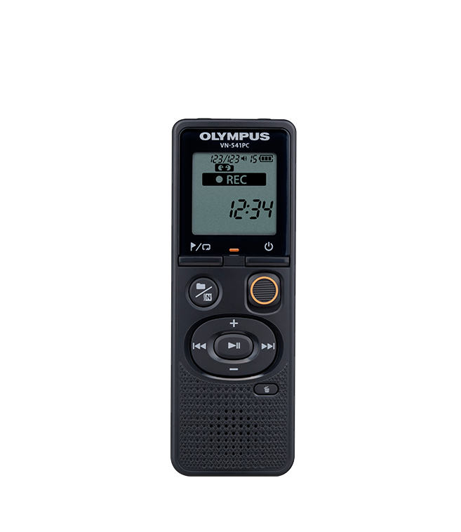 Digidiktofon Olympus VN-540PC black 4GB WMA 1,39` display 2xAAA, mobiilne USB-kaabel, 2YW