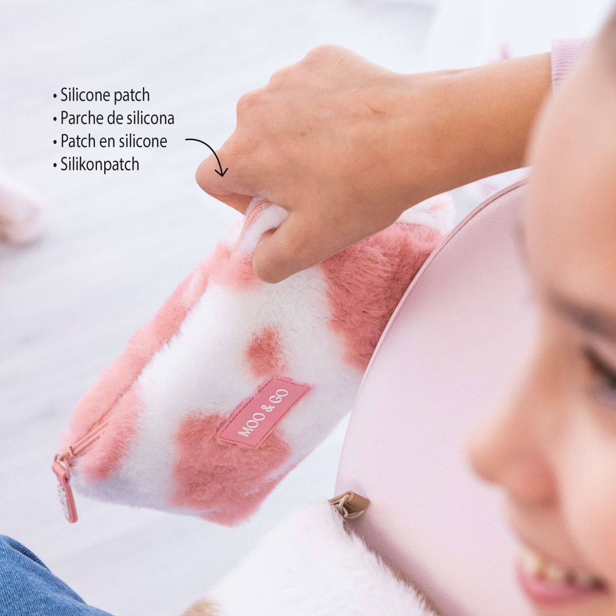 Pinal Fluffy Moo&Go Pink B2F Miquelrius
