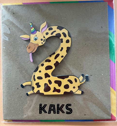 Kuku kaart Tache Kaelkirjak 2 Kaks