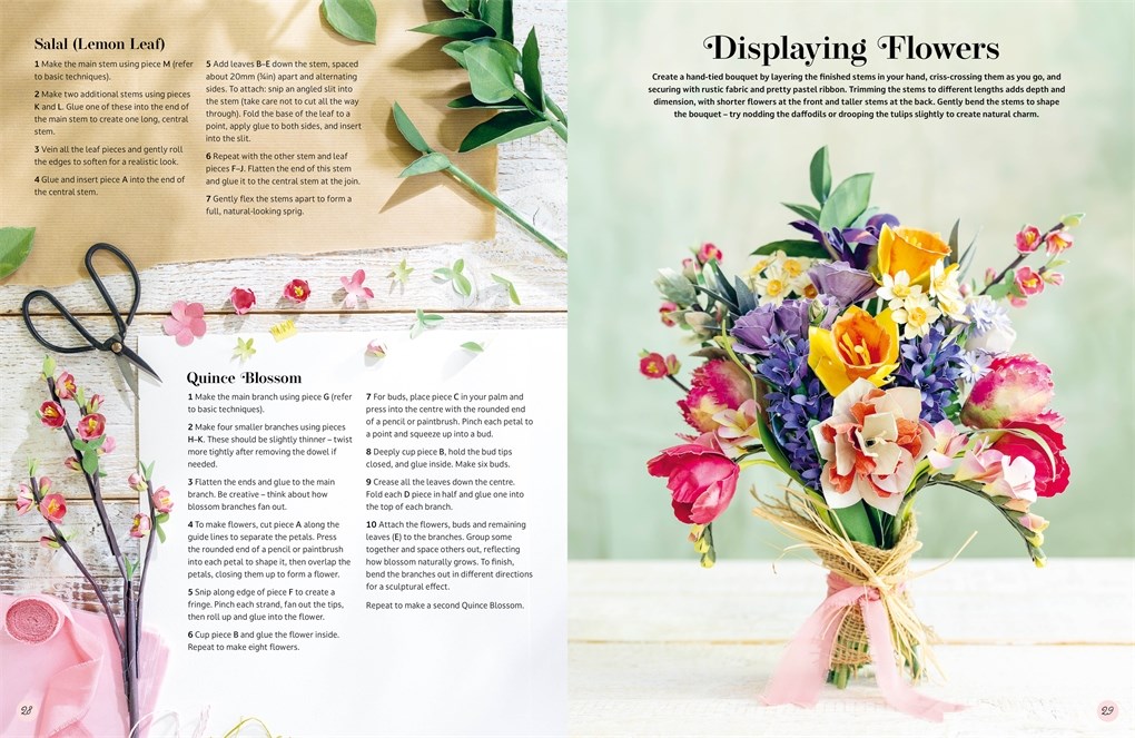 Bouquet in a Book: Spring - Prudence Rogers