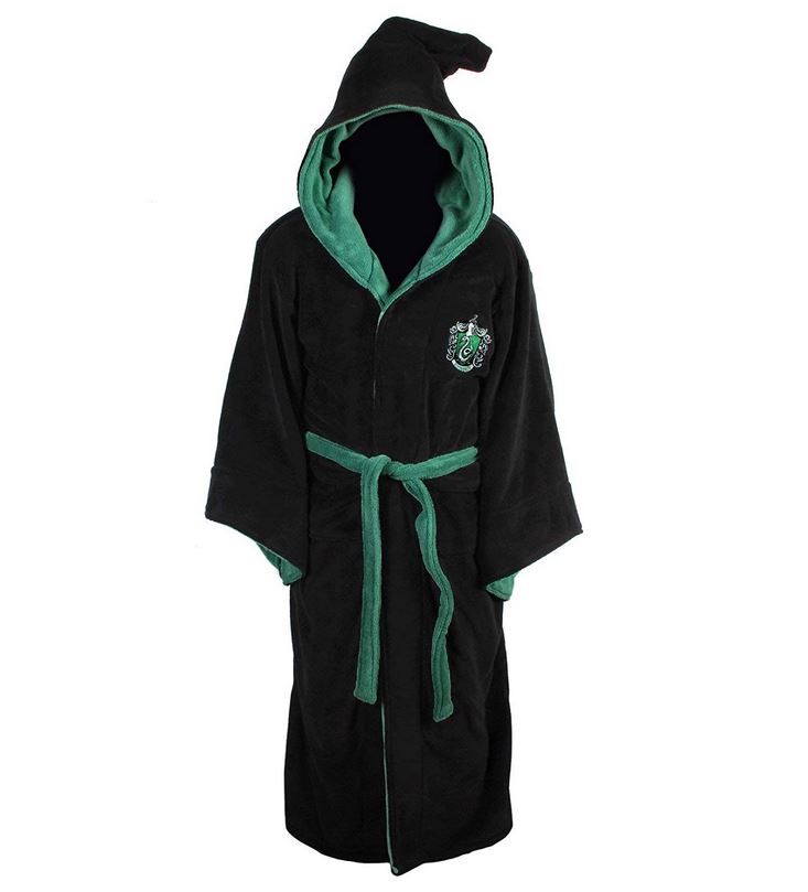 HOMMIKUMANTEL HARRY POTTER SLYTHERIN HOODED, MEN,ONE SIZE