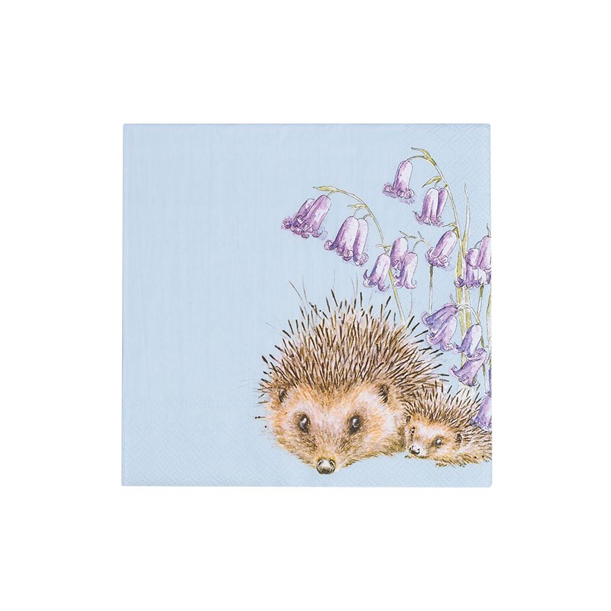 Wrendale lauasalvrätikud Love and Hedgehugs, small, 20tk