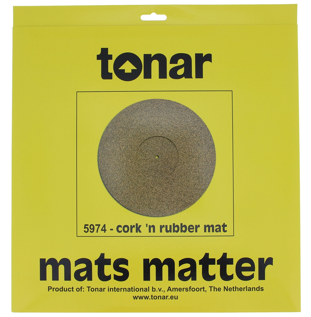 VINÜÜLPLAADIMÄNGIJA ALUSMATT TONAR CORK'N'RUBBER