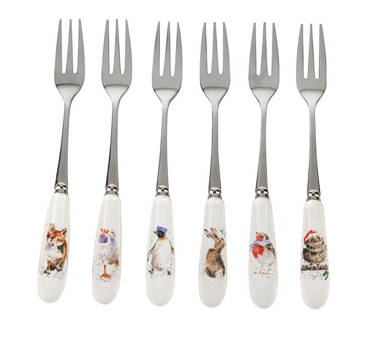 Wrendale koogikahvlite komplekt Xmas, 6tk
