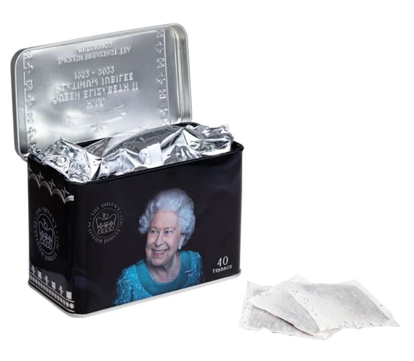 Tee English Breakfast, Queen Elizabeth II Platinum Jubilee kinkekarbis, 40tk