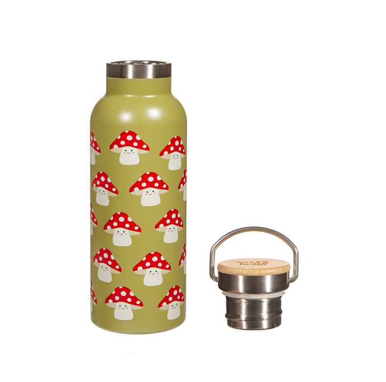 Termospudel Mushroom, bamboo lid, 500ml
