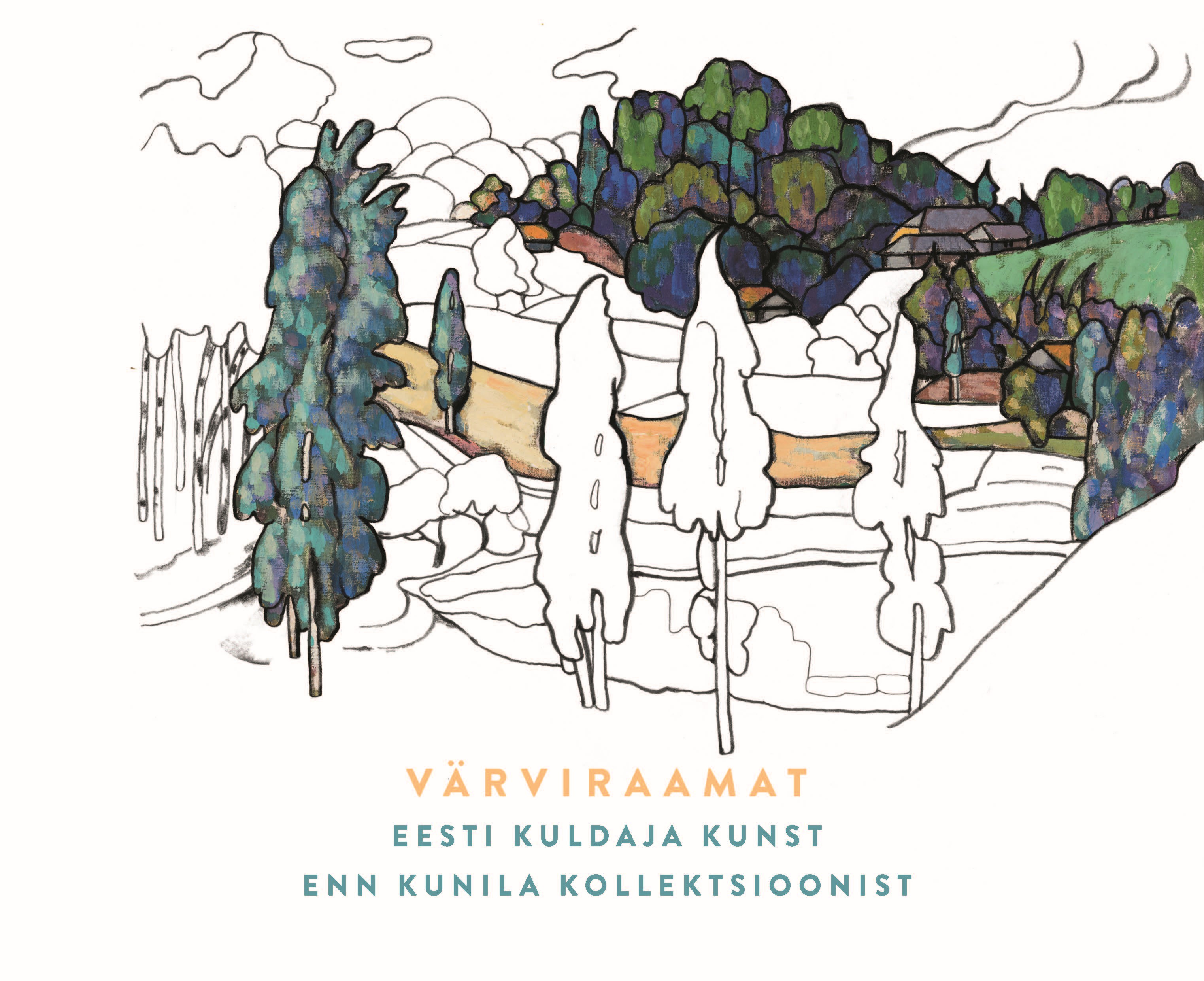 Värviraamat Eesti kuldaja kunst Enn Kunila kollektsioonist