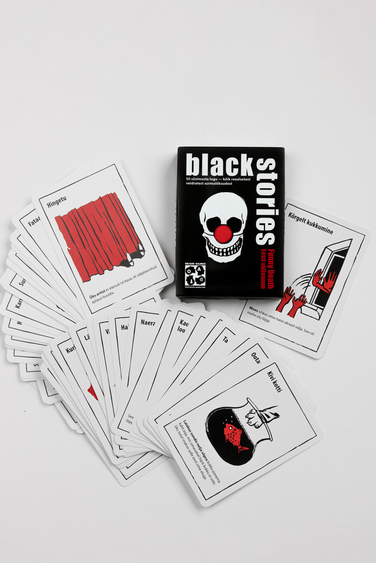 KAARDIMÄNG BLACK STORIES FUNNY DEATH