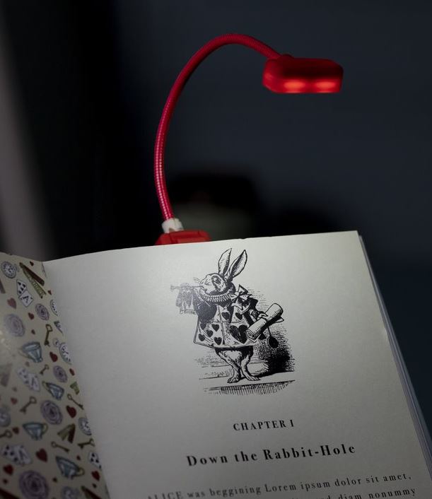 Lugemislamp Book Lover's Reading Light: Alice