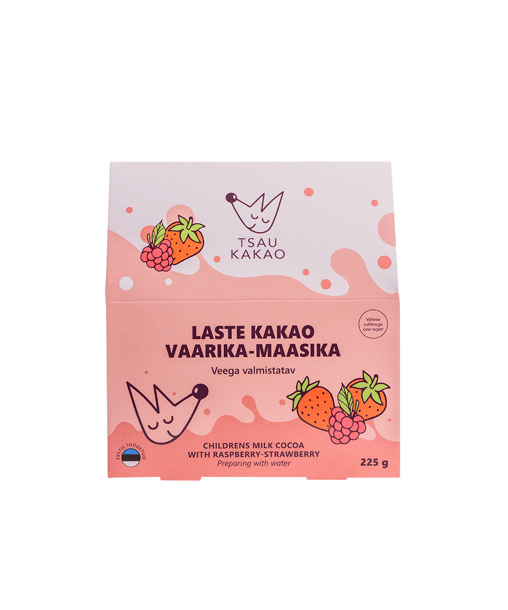 Laste kakao maasika-vaarika 225g
