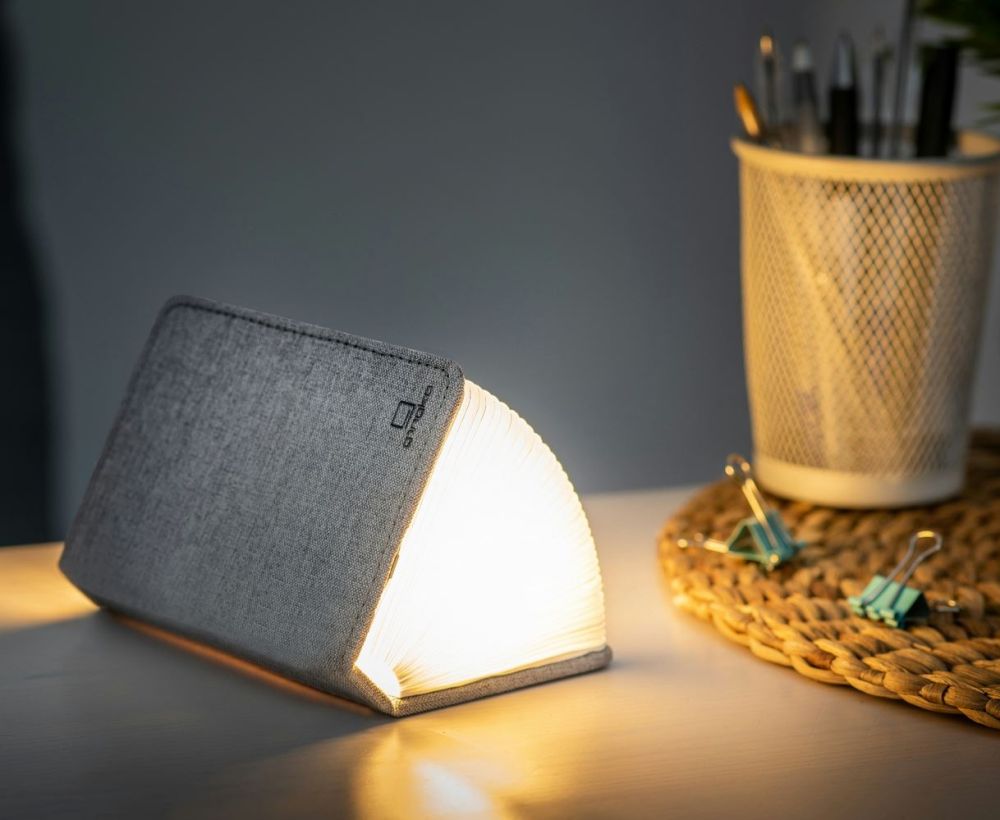 VALGUSTI LED SMART BOOK LIGHT GREY LINEN, MINI