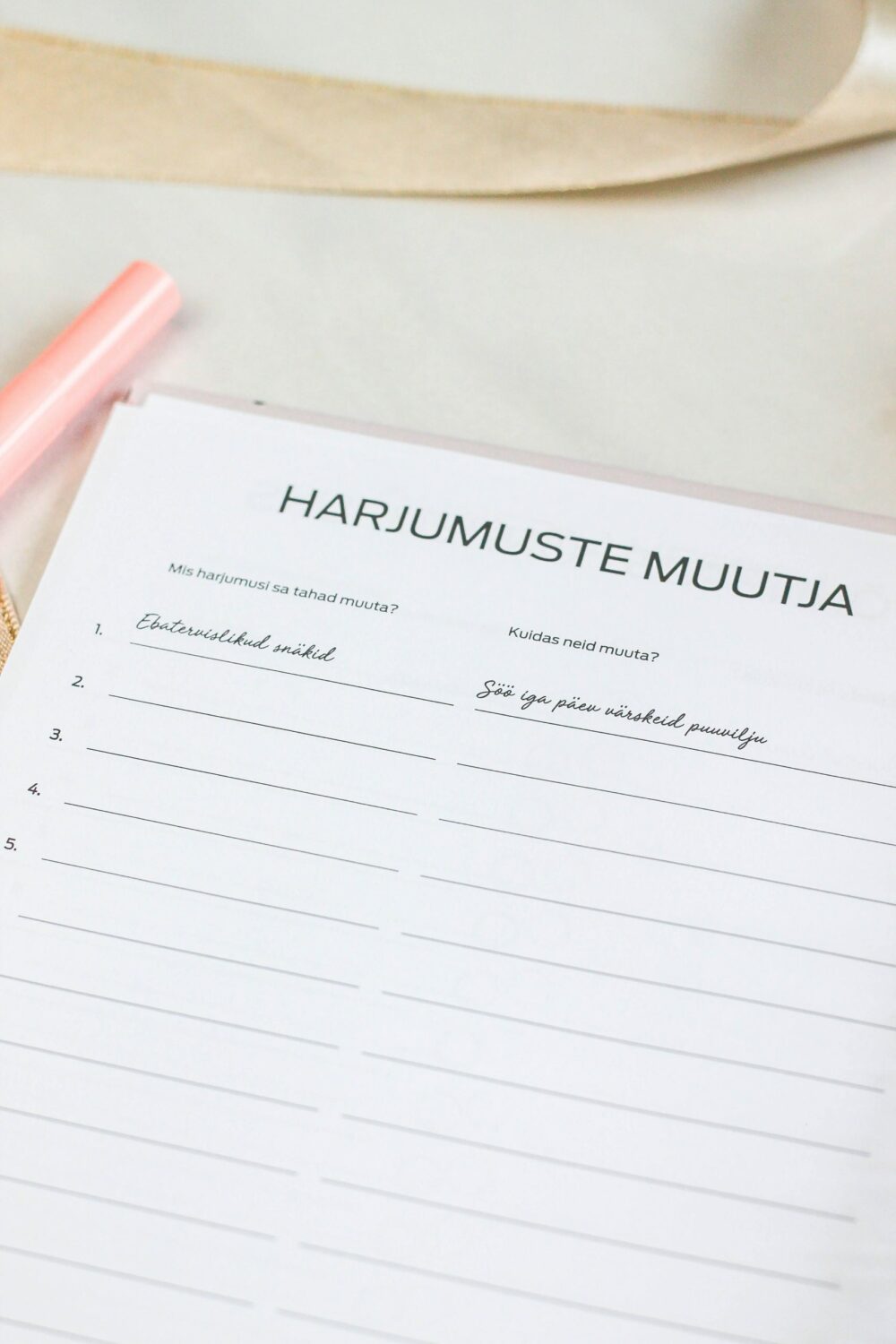 Tegude Kalender märkmik - spiraalköites dream 2026