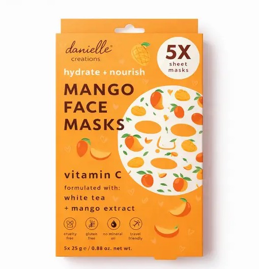 Danielle Vitamin C näomask, Mango, 5tk