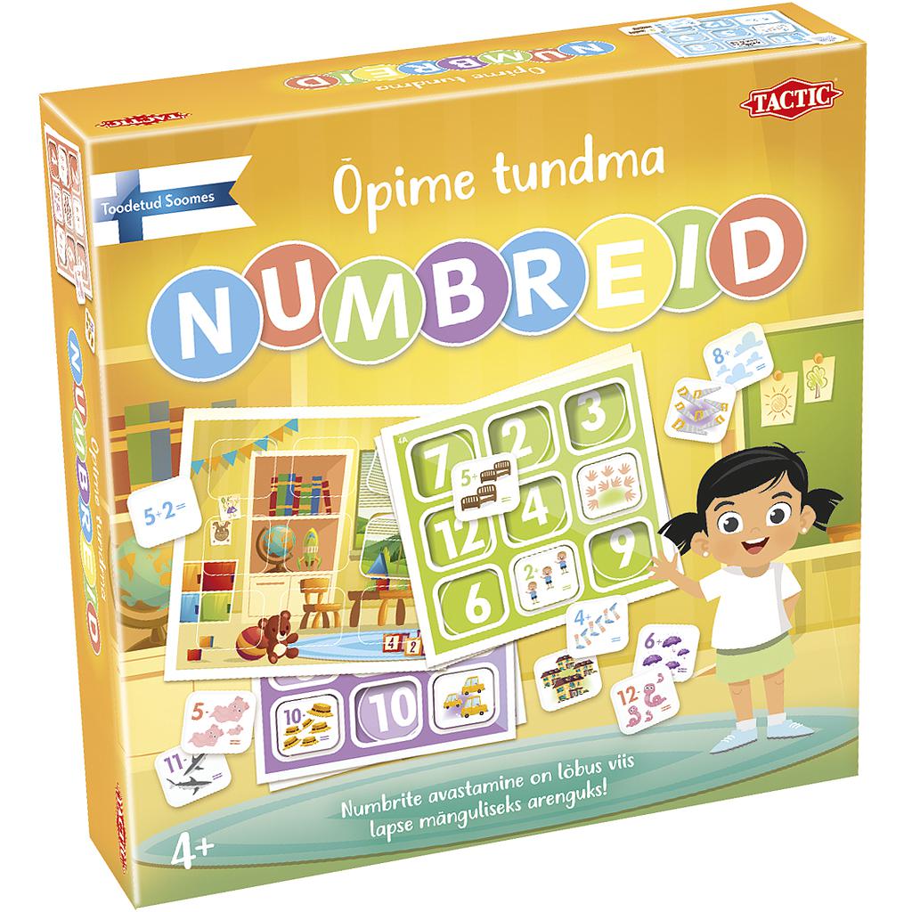 LAUAMÄNG ÕPIME TUNDMA NUMBREID