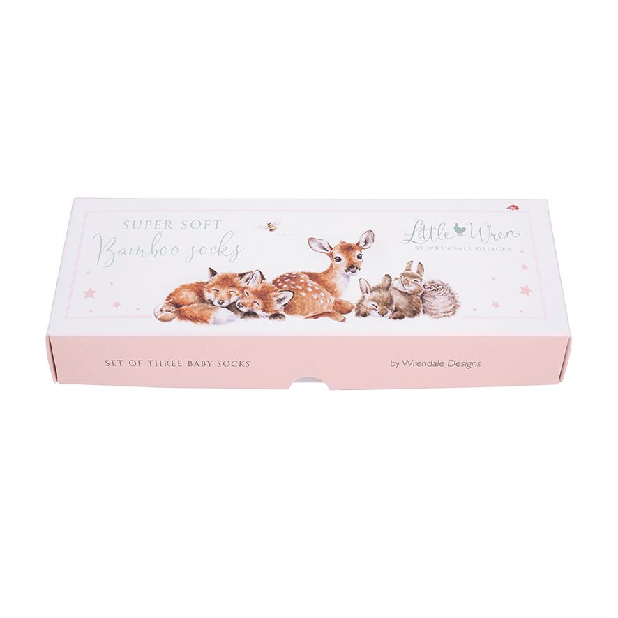Wrendale beebisokid Little Forest, 6-12 kuud, 3 paari