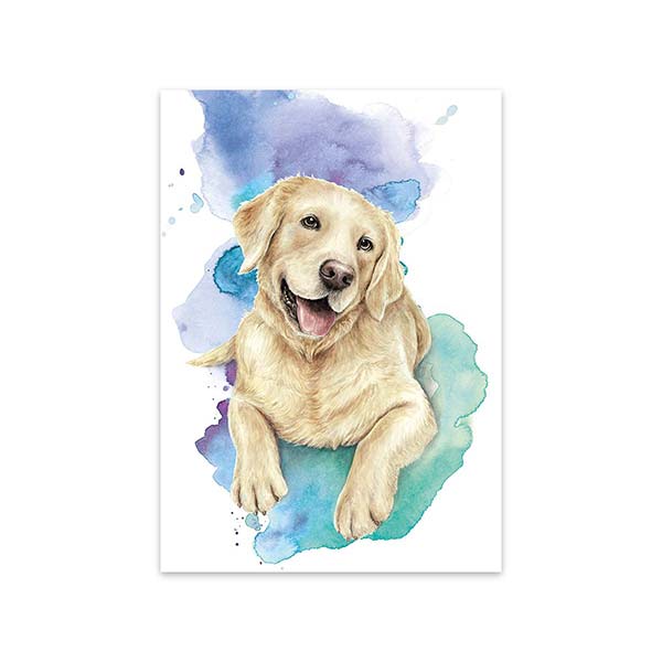 Õnnitluskaart Labrador Vibes