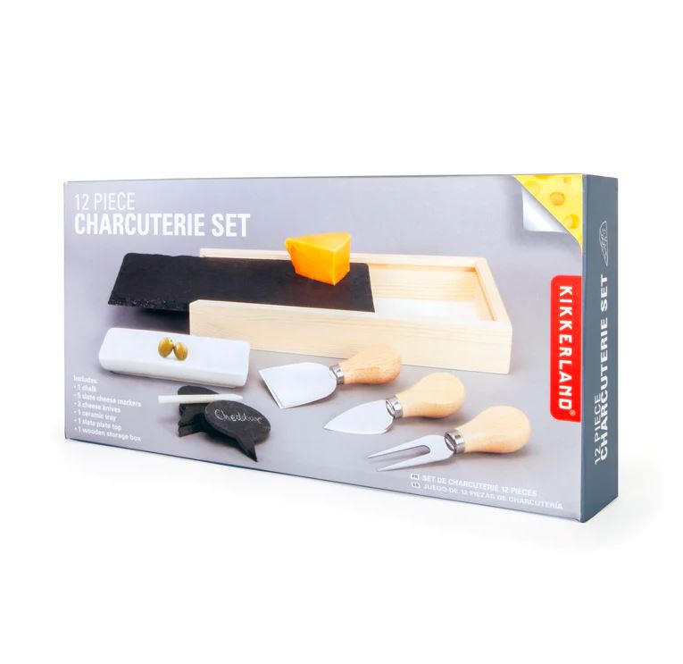 Juustu serveerimise komplekt Charcuterie Set, 12-osaline