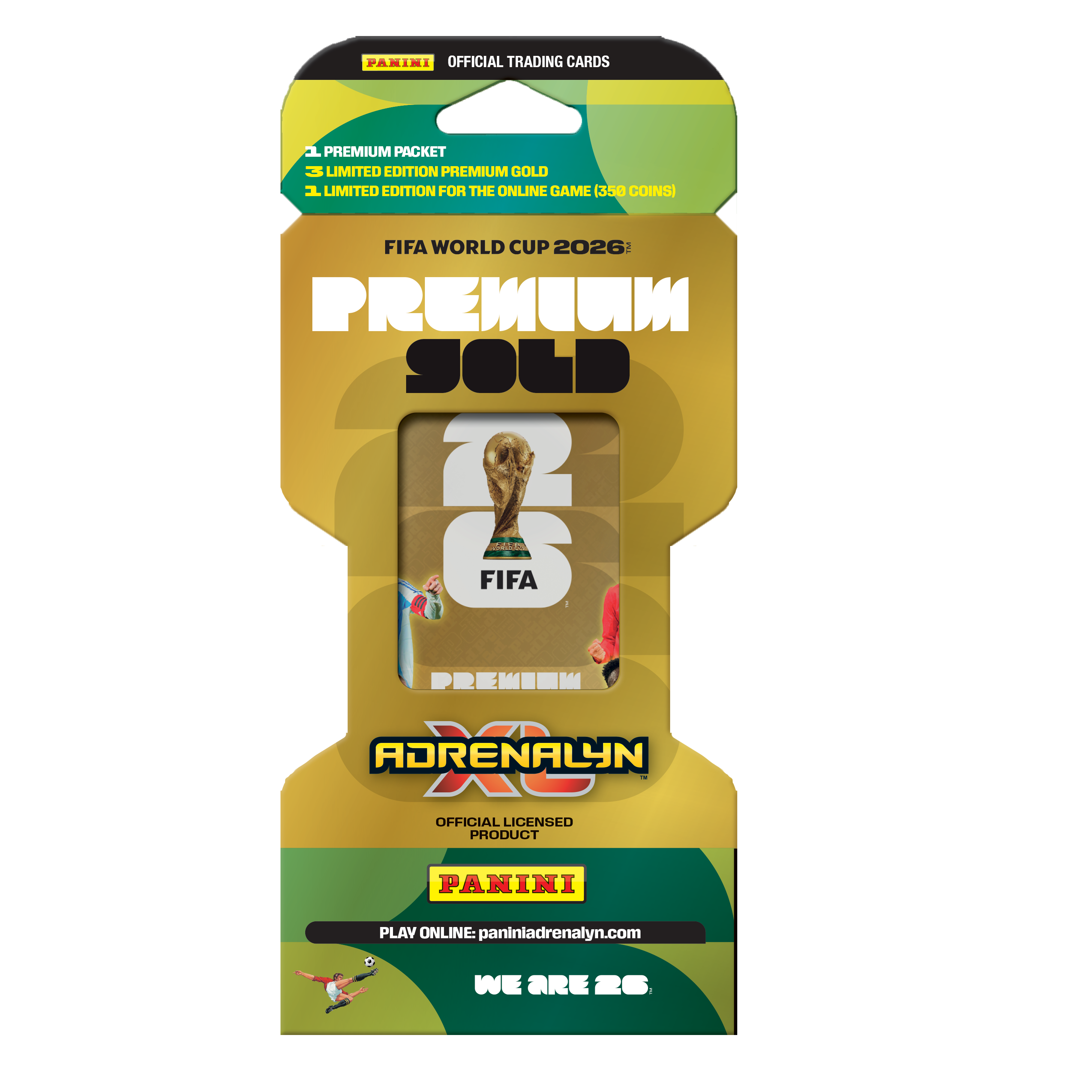 Kogumiskaardid World Cup 2026 Premium Gold