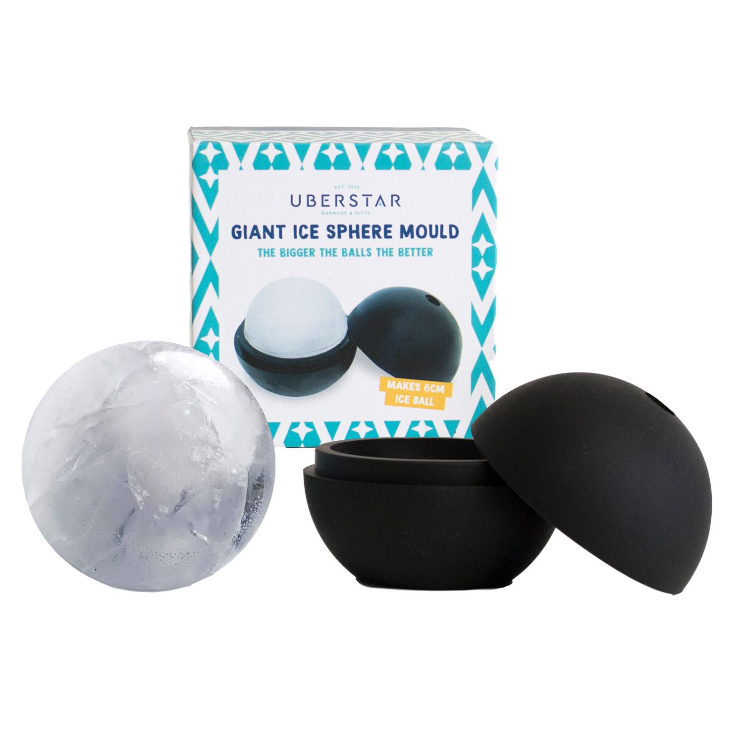UBERSTAR JÄÄKUUBIKU VORM GIANT ICE SPHERE, 6CM