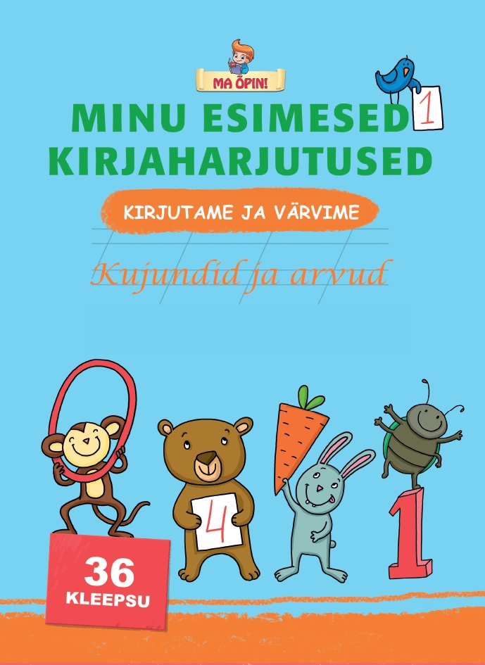 KUJUNDID JA ARVUD. MINU ESIMESED KIRJAHARJUTUSED