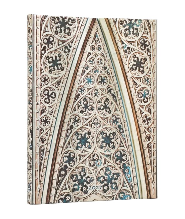 2027 Paperblanks 12-kuud, Horizontal Midi Vault of the Milan Cathedral