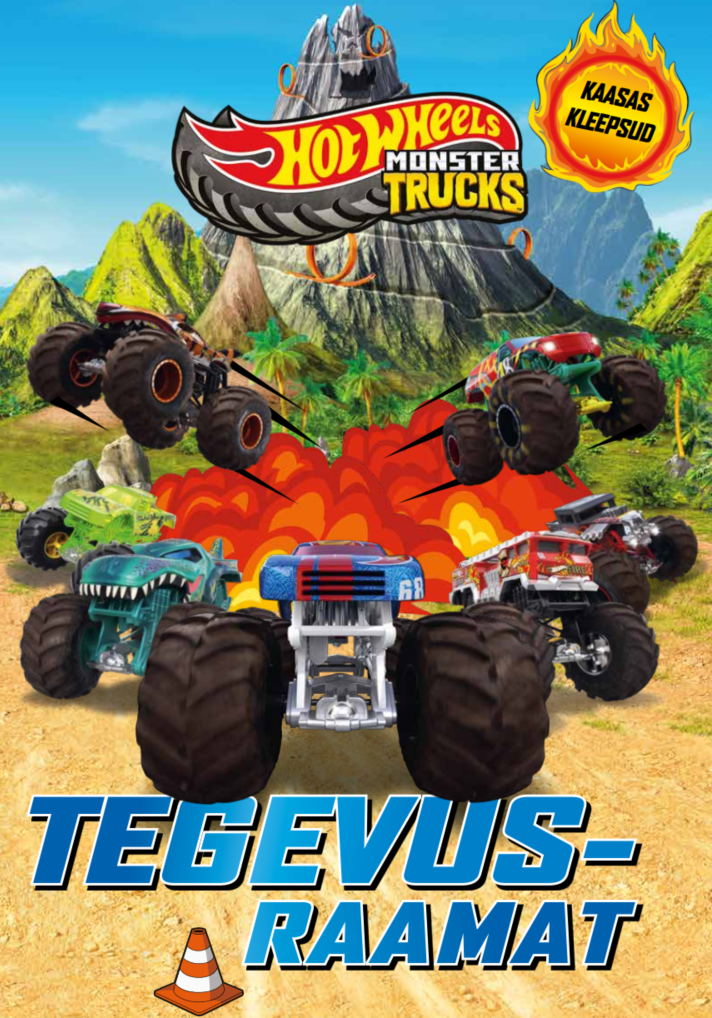 Hot Wheels. Monster trucks. Tegevusraamat