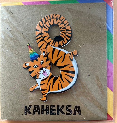 Kuku kaart Tache Tiiger 8 Kaheksa