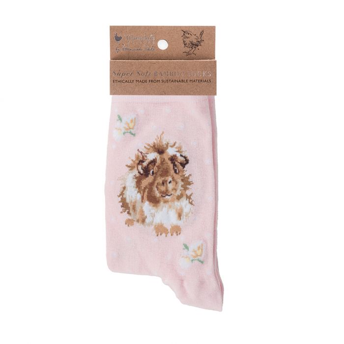 Wrendale sokid Grinny Pig, One size
