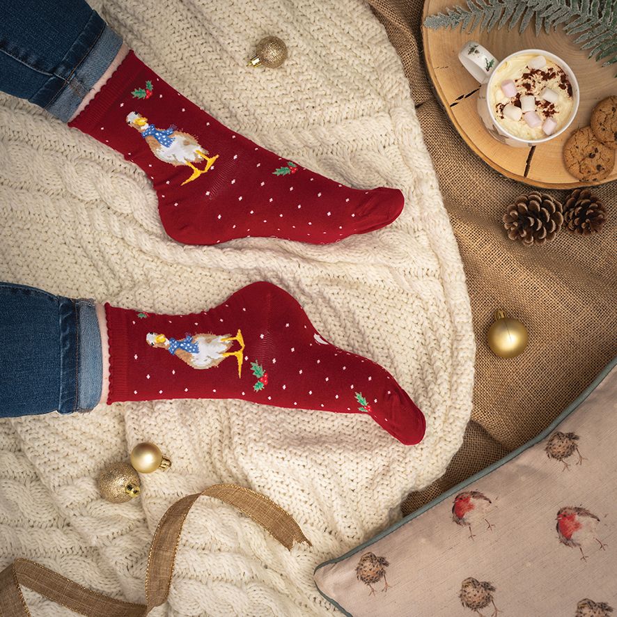 Wrendale sokid Christmas Scarves, One size