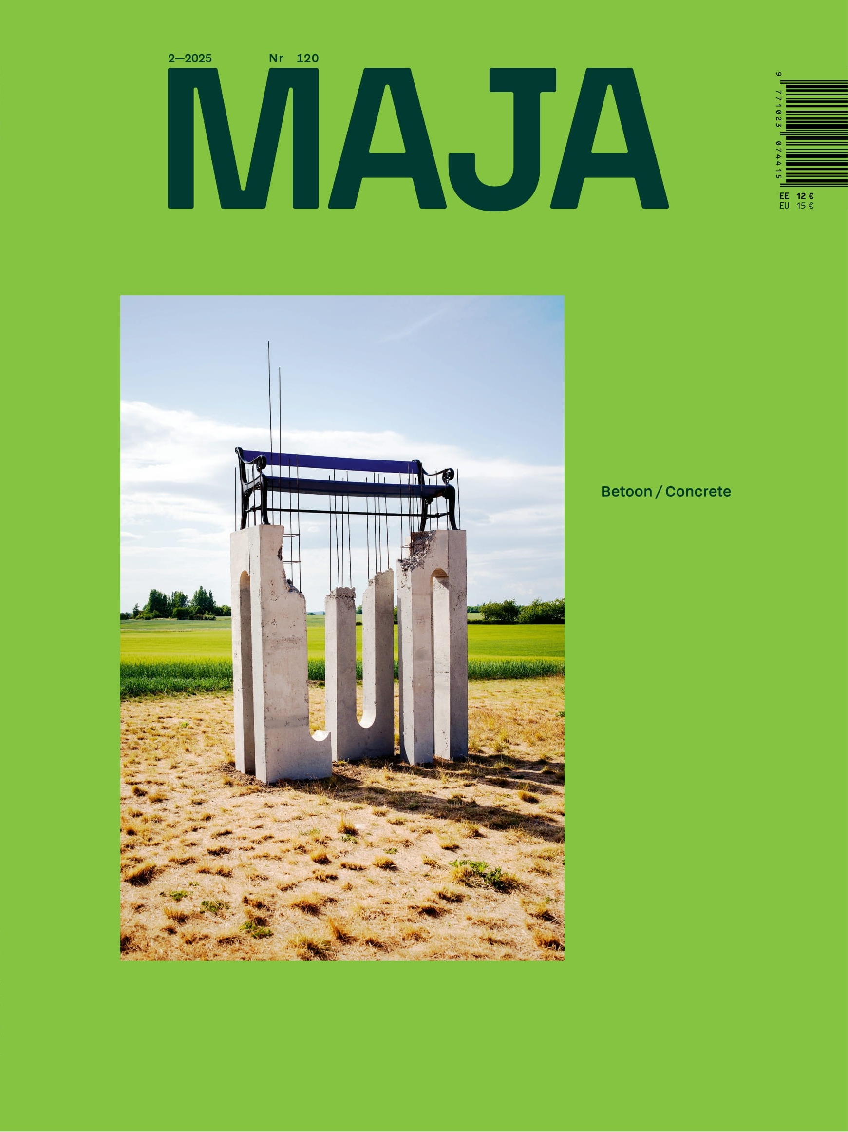 Ajakiri Maja 2/2025 (120). Betoon