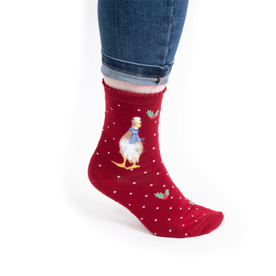Wrendale sokid Christmas Scarves, One size