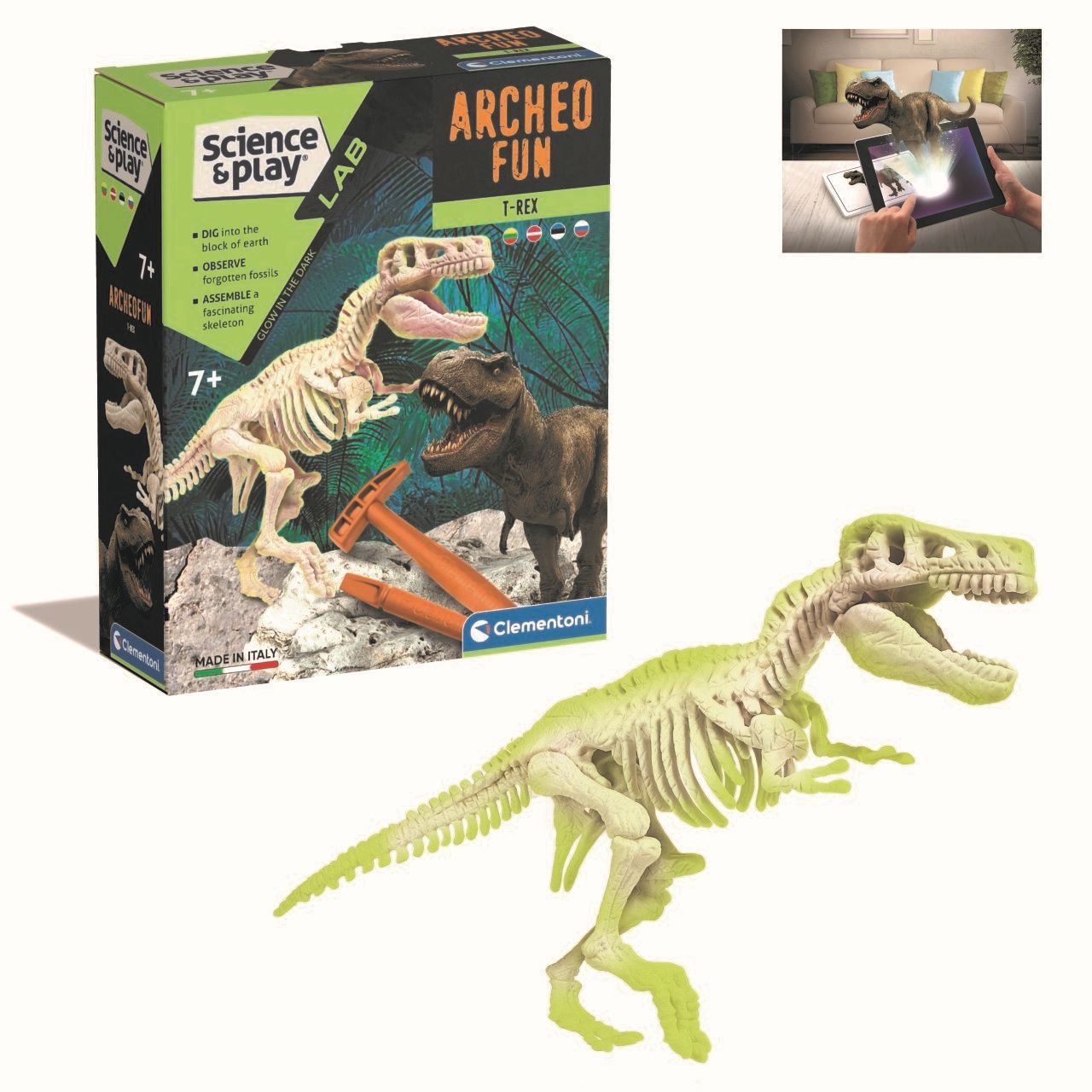 Väljakaevamise komplekt Science ja Play, T-REX