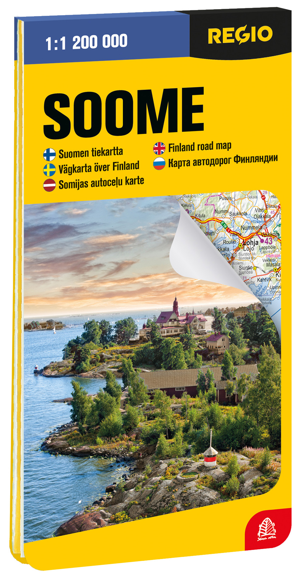 SOOME TEEDE KAART 1:1 200 000